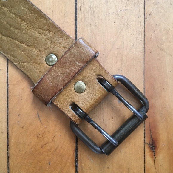 Vintage Handmade Leather Belt - Picture 4 of 7